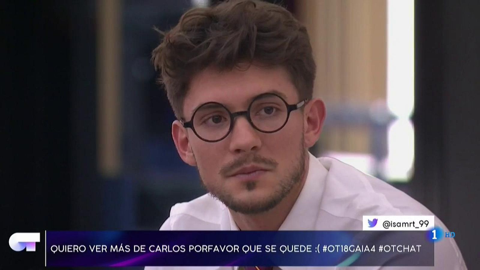 Chat OT 2018 - Carlos Right se emociona tras su nominación