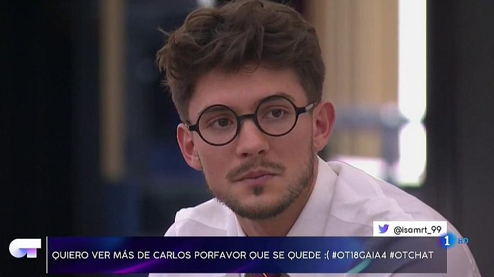 OT 2018 - Carlos Right se emociona tras su nominación