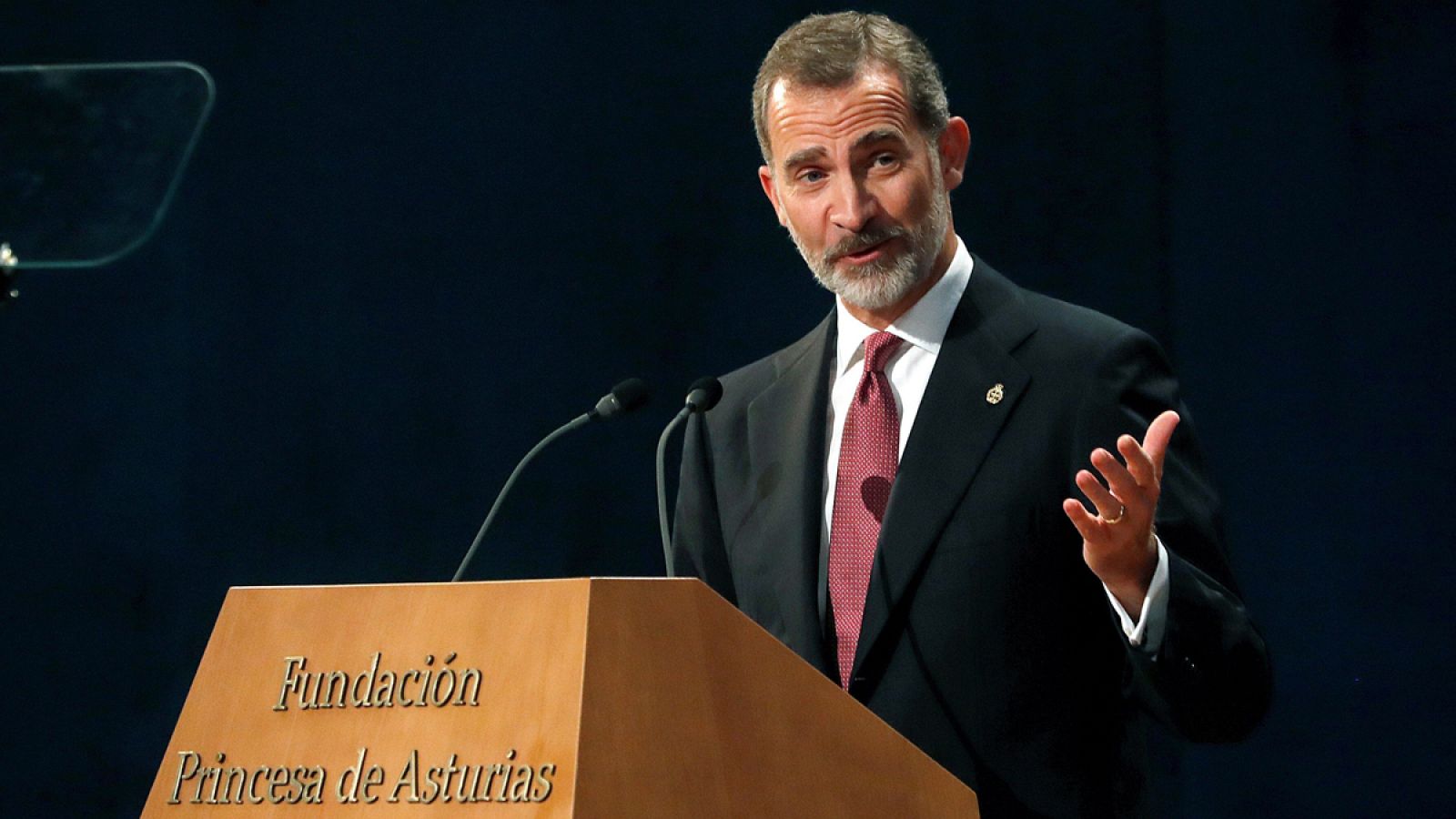 Premios Princesa de Asturias 2018: El rey ci�e a la Constituci�n la "soberan�a" y la "diversidad" de los territorios de Espa�a