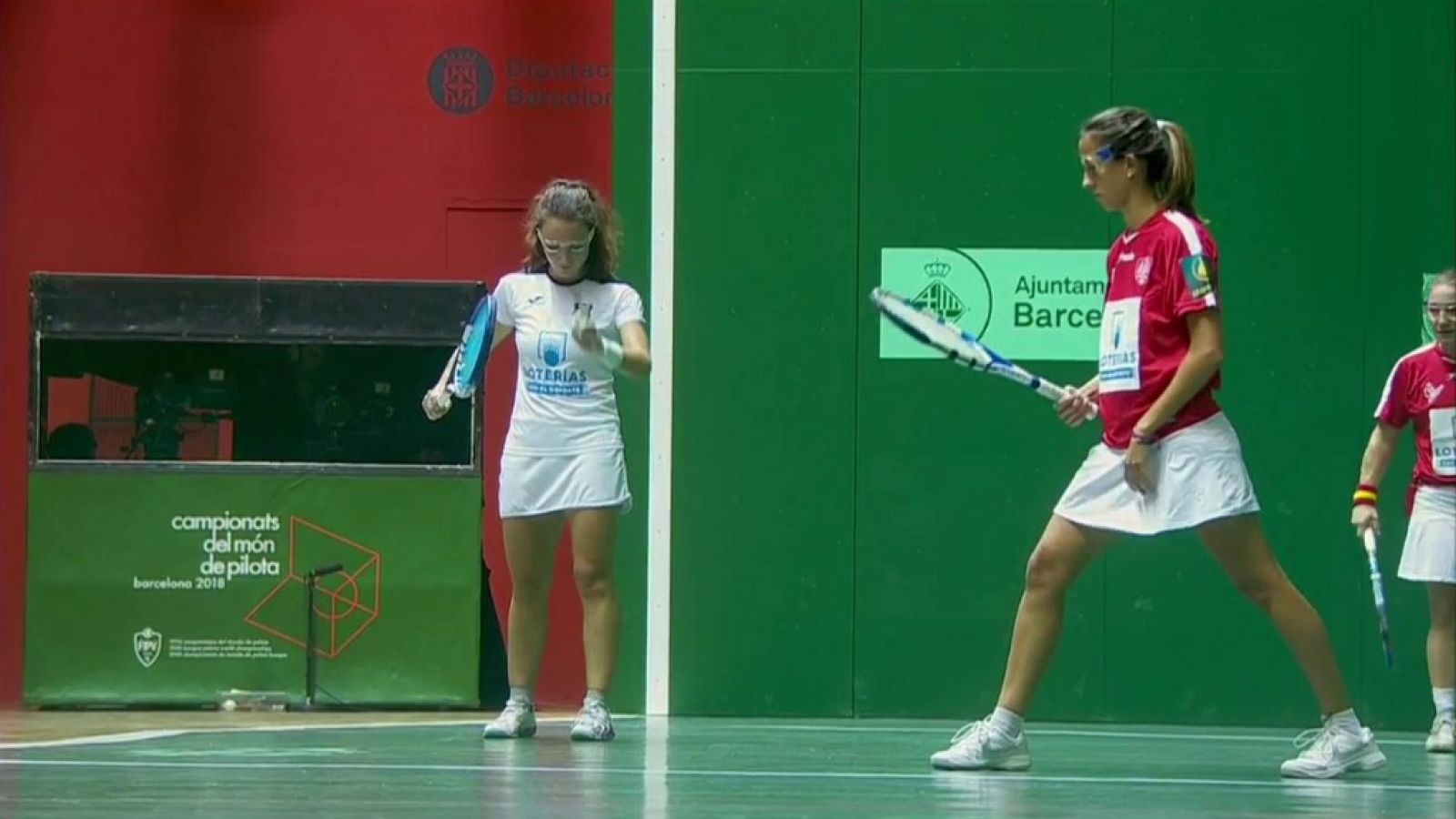 Pelota - Campeonato del Mundo 2018 de Frontenis Femenino Semifinal: España - Francia - ver ahora
