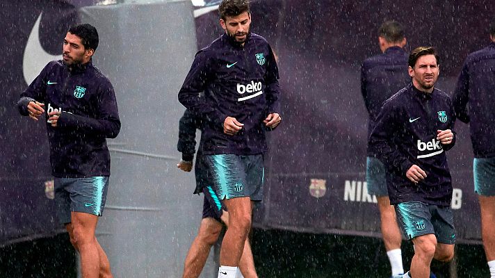 Telediario 1 - El Sevilla no se obsesiona con Messi