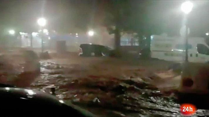 Informativo 24h - Al menos un desaparecido en las graves inundaciones en Tebas y Campillos, en Málaga