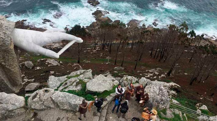 Dfiesta en La 2 - La fiesta de la Arribada en Baiona (Pontevedra)