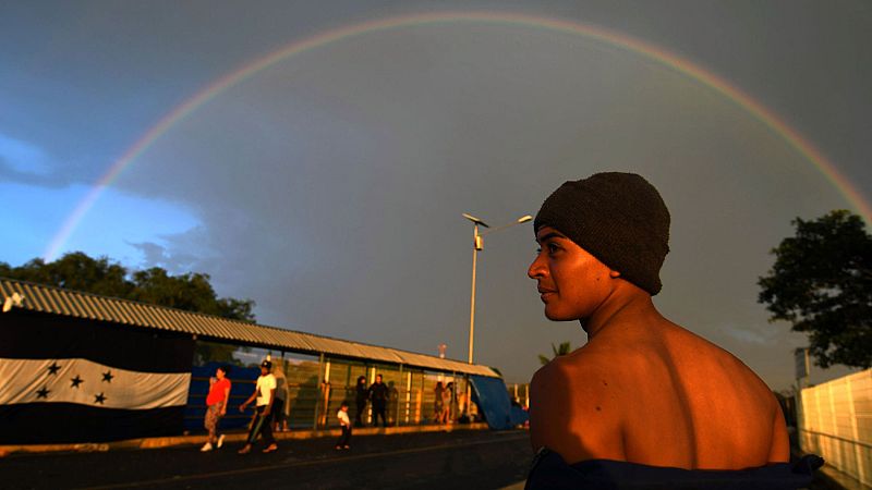 La caravana de hondureños está a 4.000 kilómetros de la frontera entre México y Estados Unidos