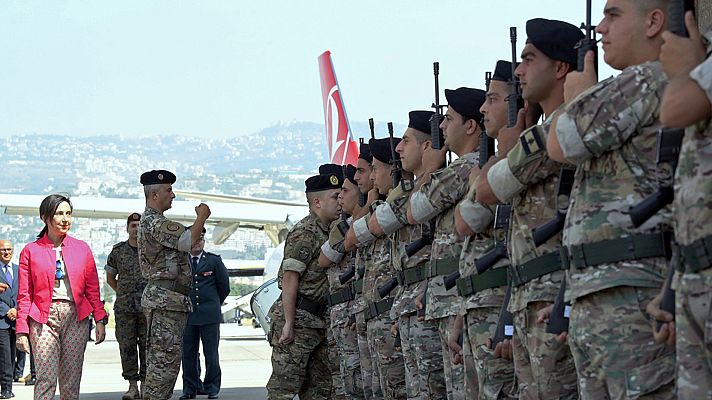 Telediario 1 - PP y Cs piden al Gobierno que se controle el destino de la venta de armas a Arabia Saudí