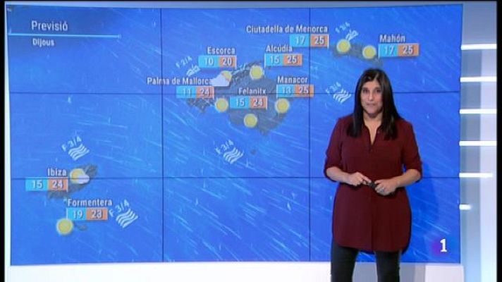 Informatiu Balear - El temps a les Illes Balears - 24/10/18