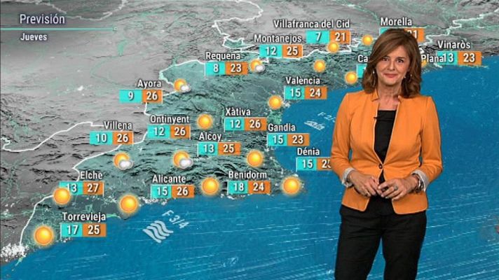 L'informatiu - Comunitat Valenciana - El tiempo en la Comunidad Valenciana - 24/10/18