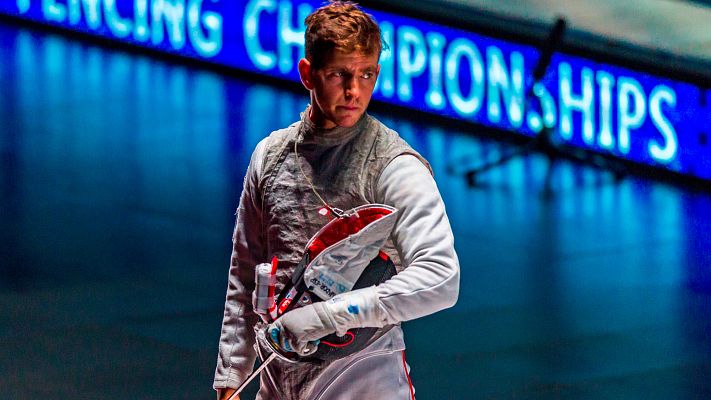 Telediario 1 - Carlos Llavador, la esperanza de la esgrima española