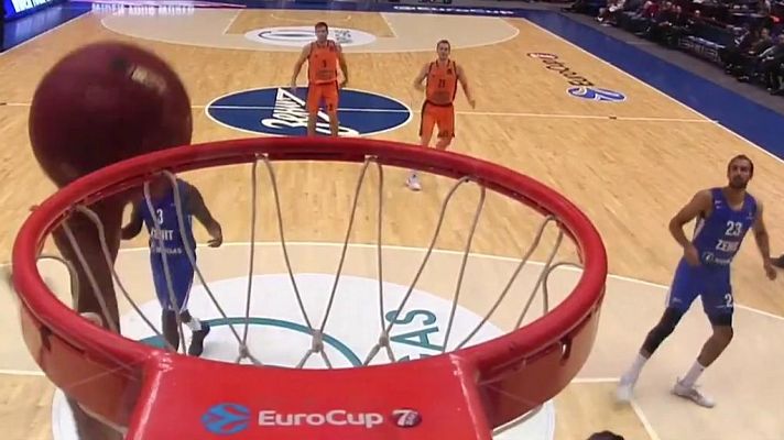 Baloncesto en RTVE - Eurocup 4ª jornada: Zenit St. Petersburg - Valencia Basket
