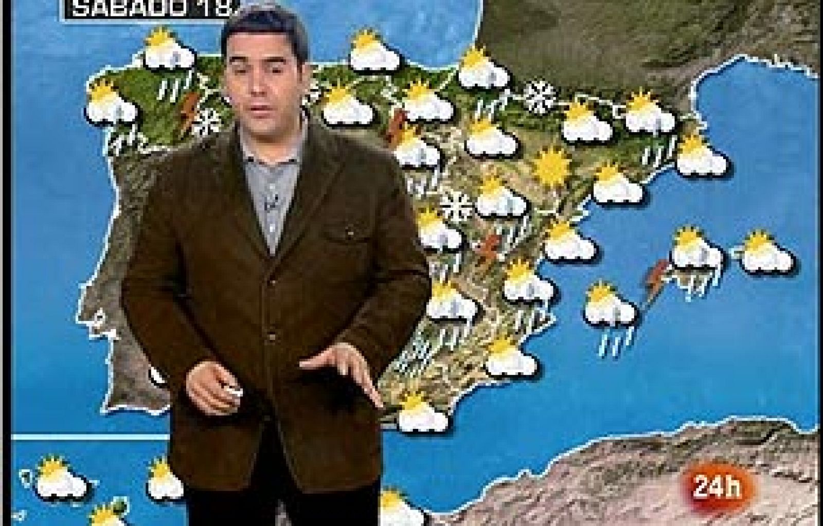 El mal tiempo continuará este sábado en toda la península y para el domingo se notará una ligera mejoría en parte del país.