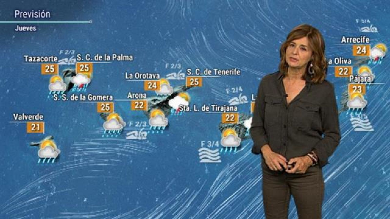 El tiempo en Canarias - 25/10/2018