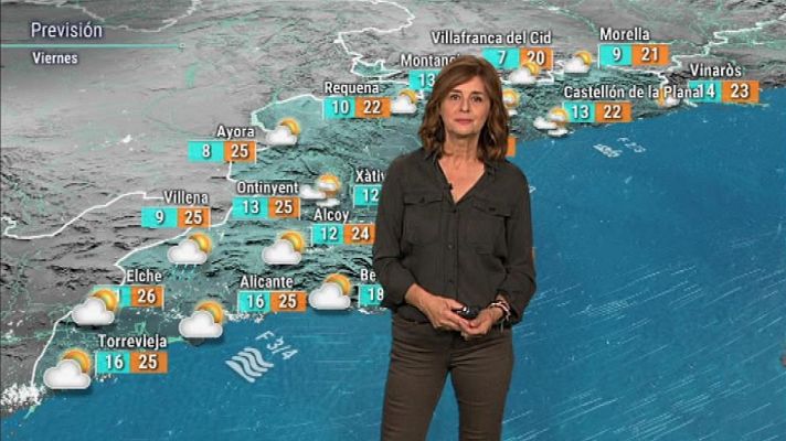 L'informatiu - Comunitat Valenciana - El tiempo en la Comunidad Valenciana - 25/10/18