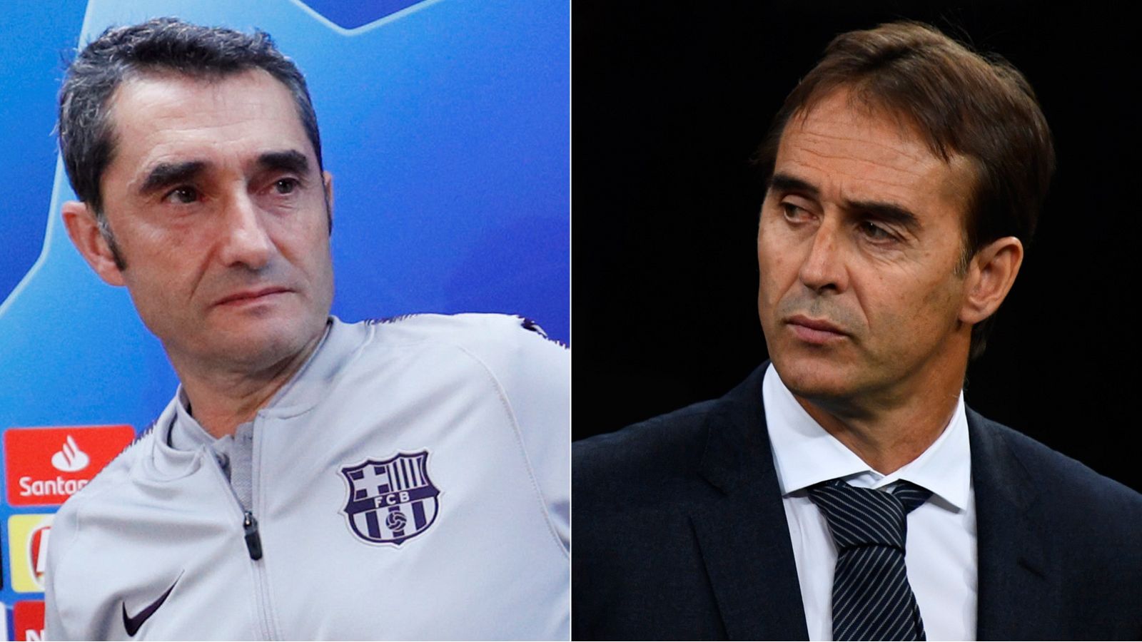 ¿Cómo son Valverde y Lopetegui según sus gestos?