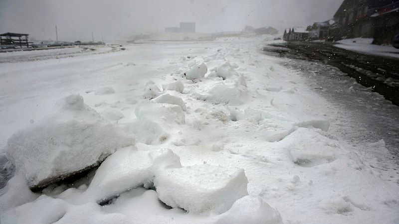 Primeras nevadas del otoño en el norte de España