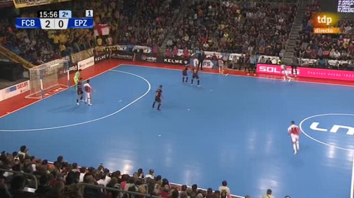  - LNFS 2018-2019: Álex acorta distancias para ElPozo en el Palau (2-1)