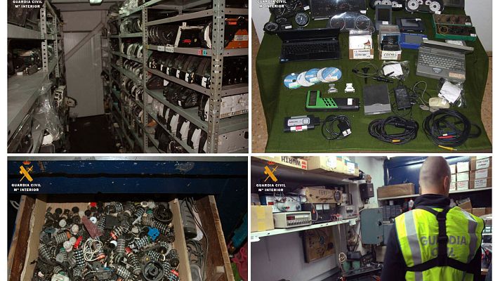 Informativo 24h - Desarticulada una red vehículos de segunda mano trucados