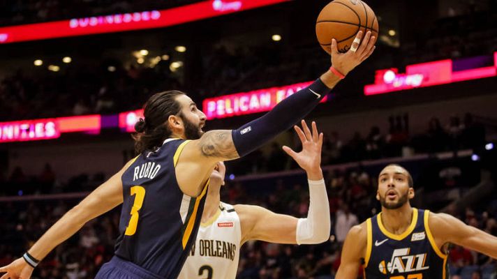 Telediario 1 - Ricky Rubio gana un gran duelo a Nikola Mirotic; Marc y Pau Gasol fueron decisivos