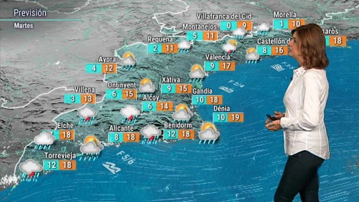 L'informatiu - Comunitat Valenciana - El tiempo en la Comunidad Valenciana - 29/10/18