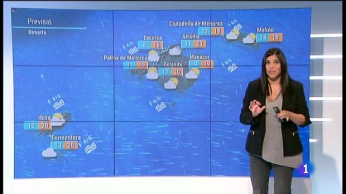 Informatiu Balear - El temps a les Illes Balears - 29/10/18