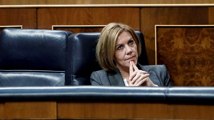 Telediario 1 - Cospedal se reunió en secreto con Villarejo