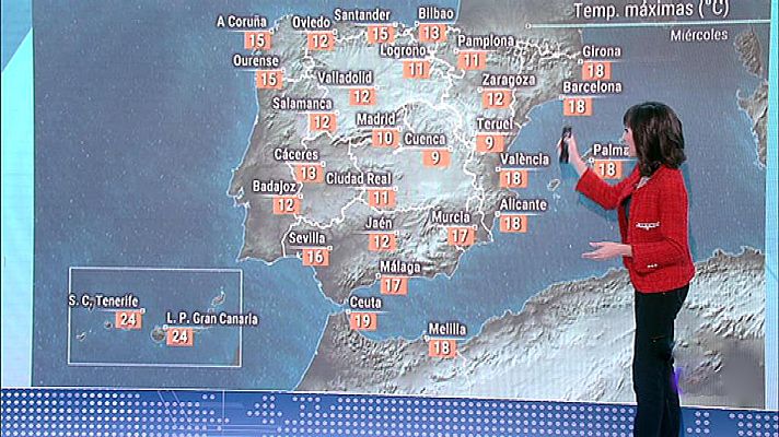 El tiempo - Tormentas muy fuertes en el  noroeste y sur peninsular y aumento de temperaturas en los próximos días