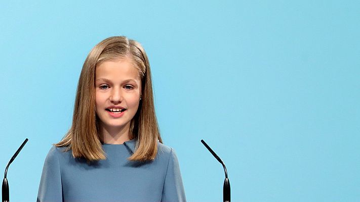 Informativo 24h - La princesa Leonor lee el artículo 1 de la Constitución