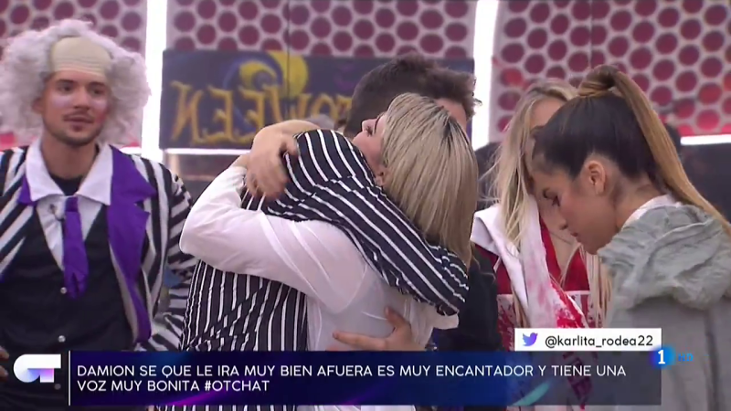 CHat OT 2018 - Damion se despide de sus compaeros