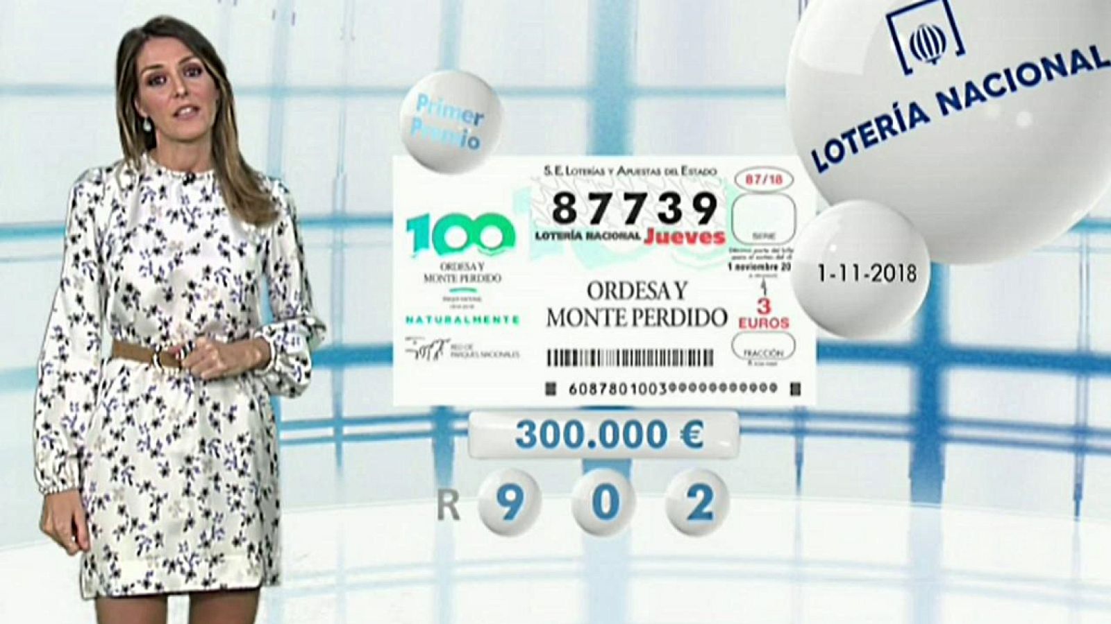 Sorteo ONCE - 01/11/18 - ver ahora