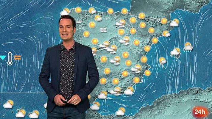 El tiempo - Chubascos en Baleares y tranquilidad en el resto de España