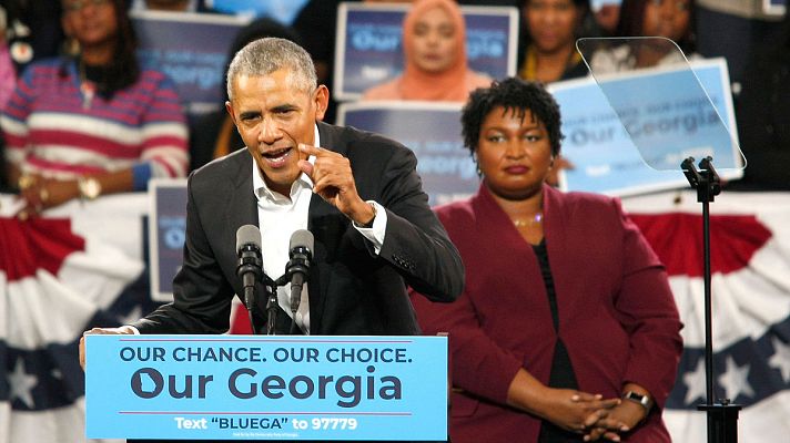 Informativo 24h - "No os quejéis", "salid a votar", ha dicho Obama en Georgia