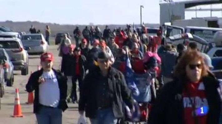 Telediario 1 - Movilización entre los seguidores republicanos y demócratas en plena campaña en EE.UU.