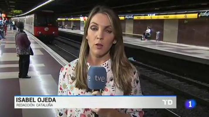 Telediario 1 - En Barcelona 34 grafiteros han agredido a una mujer embarazada