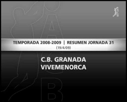 Baloncesto en RTVE - CB Granada 89-82 ViveMenorca