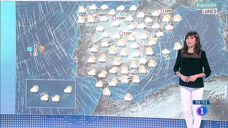 Este lunes darán comienzo unas precipitaciones fuertes en el noroeste peninsular
