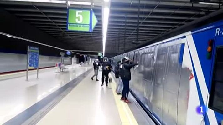 Telediario 1 - Detenido uno de los grafiteros que participó en el ataque al Metro de Madrid