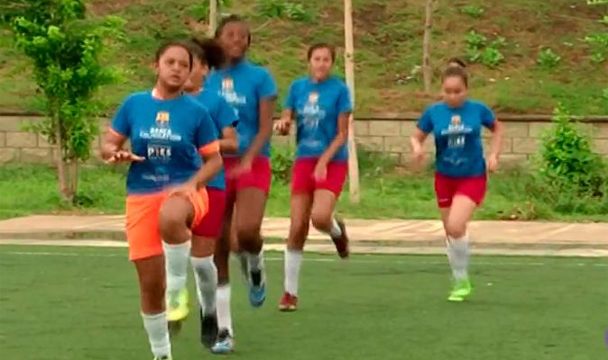 Telediario 1 - El deporte como oportunidad para salir de la pobreza en Barranquilla