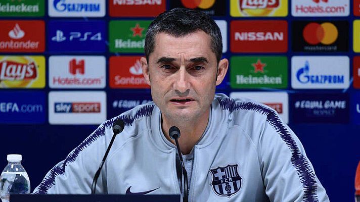 Telediario 1 - Valverde no quiere arriesgar con Messi ante el Inter