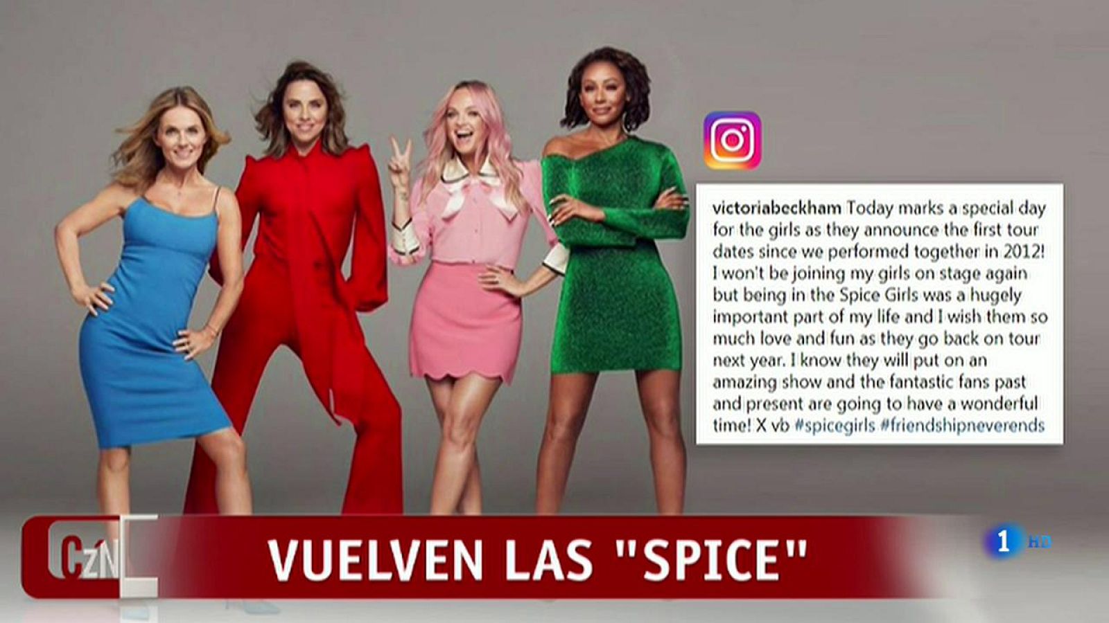 Corazón - Las Spice Girls se reúnen sin Victoria Beckham