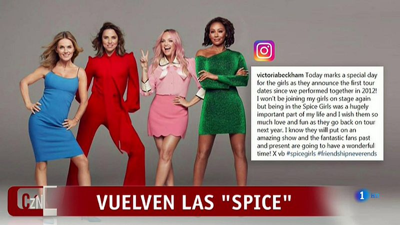 Corazón - Las Spice Girls se reúnen sin Victoria Beckham