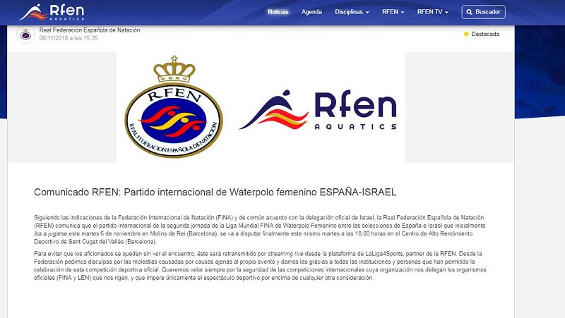 El España - Israel de waterpolo femenino, a puerta cerrada en el CAR de Sant Cugat | Ver