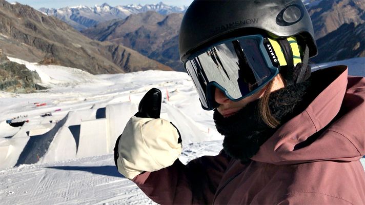 Snowboard - Así es un día de la rider María Hidalgo en la Casa España de Saas Fee (Suiza)