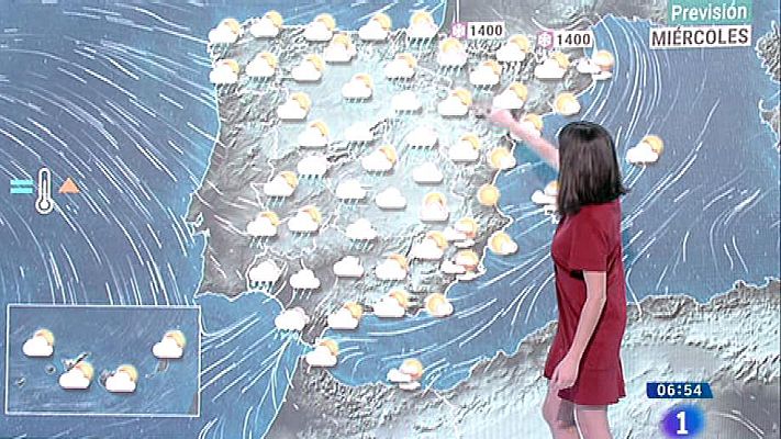 El tiempo - Lluvias en el norte y ascenso de las temperaturas