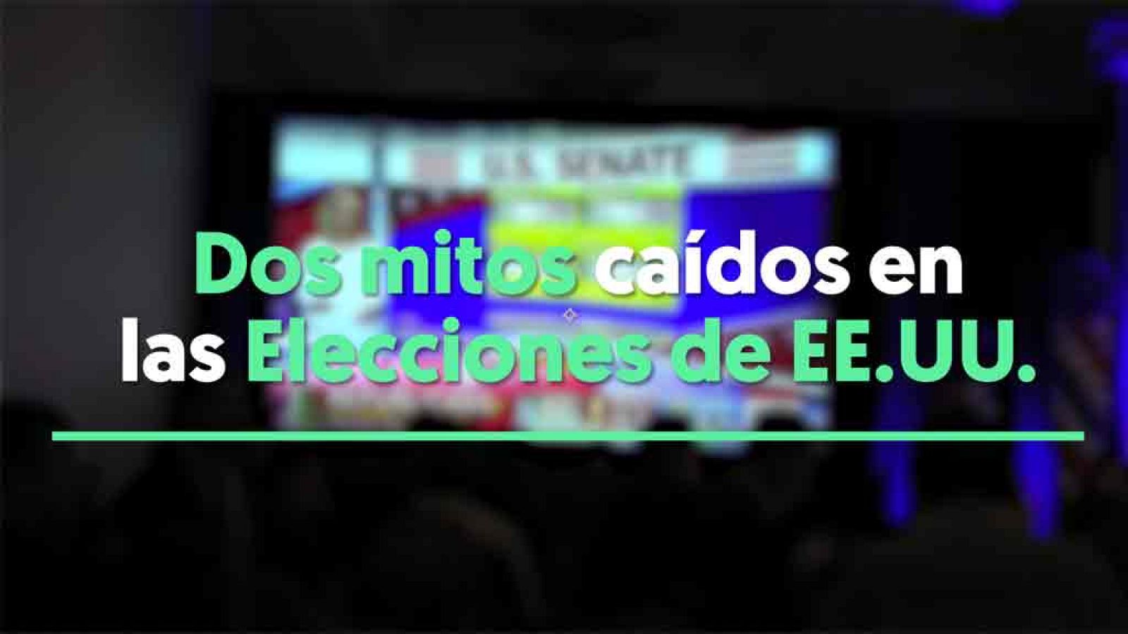 Dos mitos caídos en las elecciones de EE.UU.