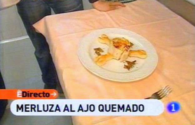 RTVE Cocina - Merluza al ajo quemado