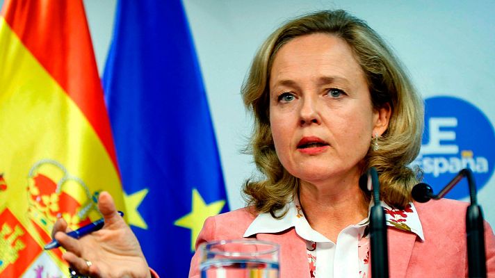 Telediario 1 - Bruselas rebaja la previsión de crecimiento para España y cree que no cumplirá con el déficit pactado en 2019