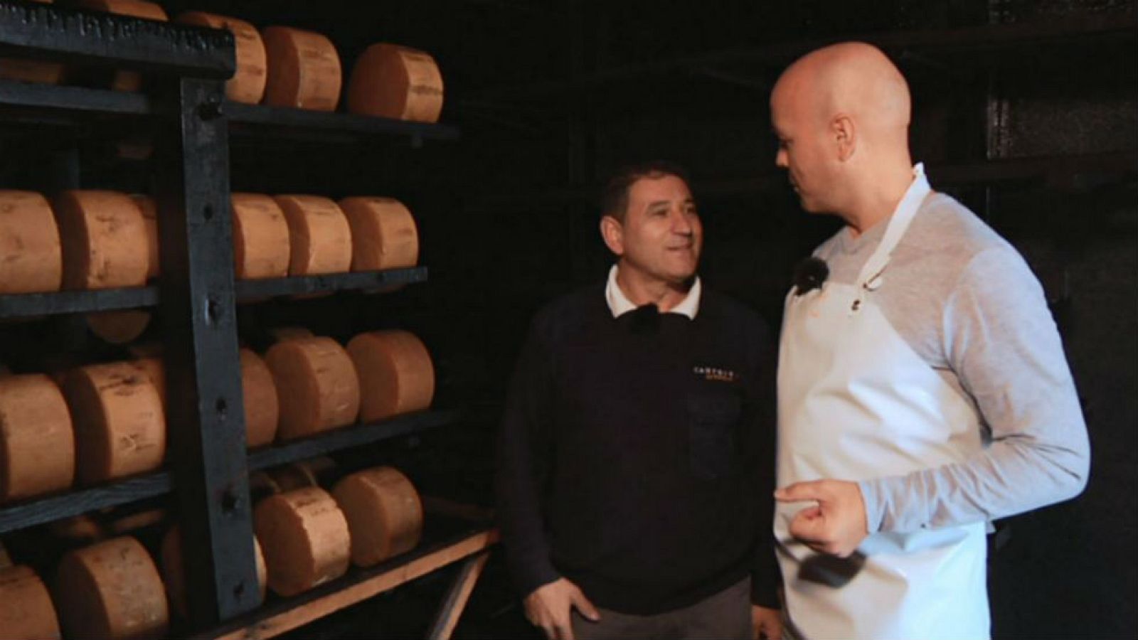 En un ahumadero de quesos