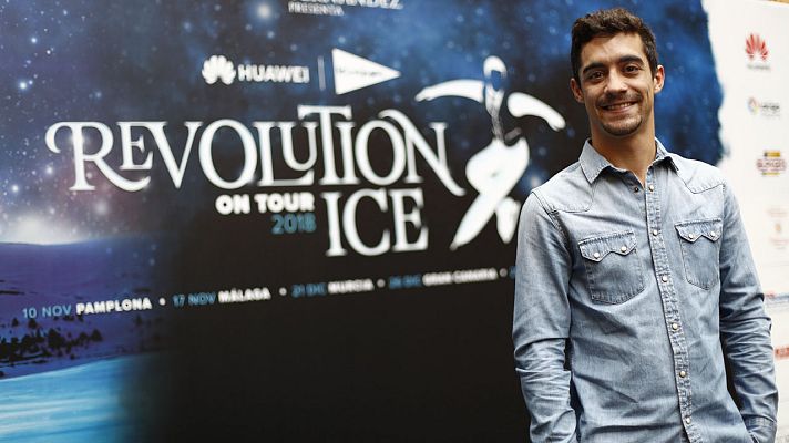 Telediario 1 - Javier Fernández presenta 'Revolution on Ice'