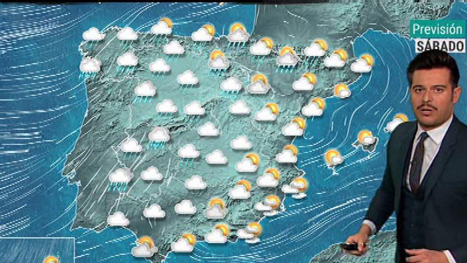 Viento fuerte y precipitaciones en Galicia y sistema Central