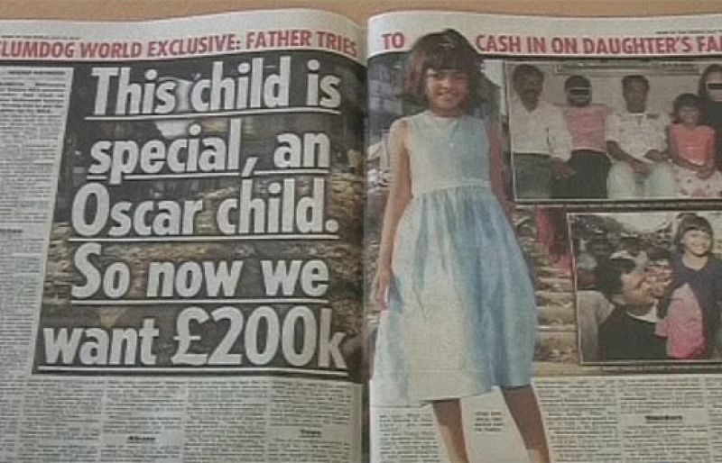 La niña protagonista de Slumdog Millonaire iba a ser vendida por su padre | Ver