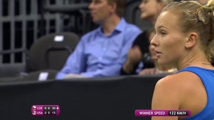 Tenis - Copa Federación: Rep. Checa - EEUU (2º partido individual)